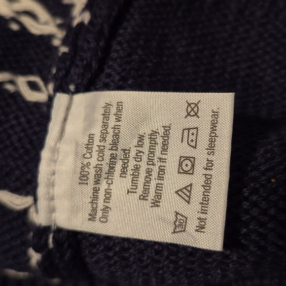 Janie and Jack boys 18 - 24 months blue & white sweater vest EUC - Picture 5 of 5